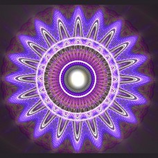 FRACTAL ART DESIGN GREETING CARD Mandala 28